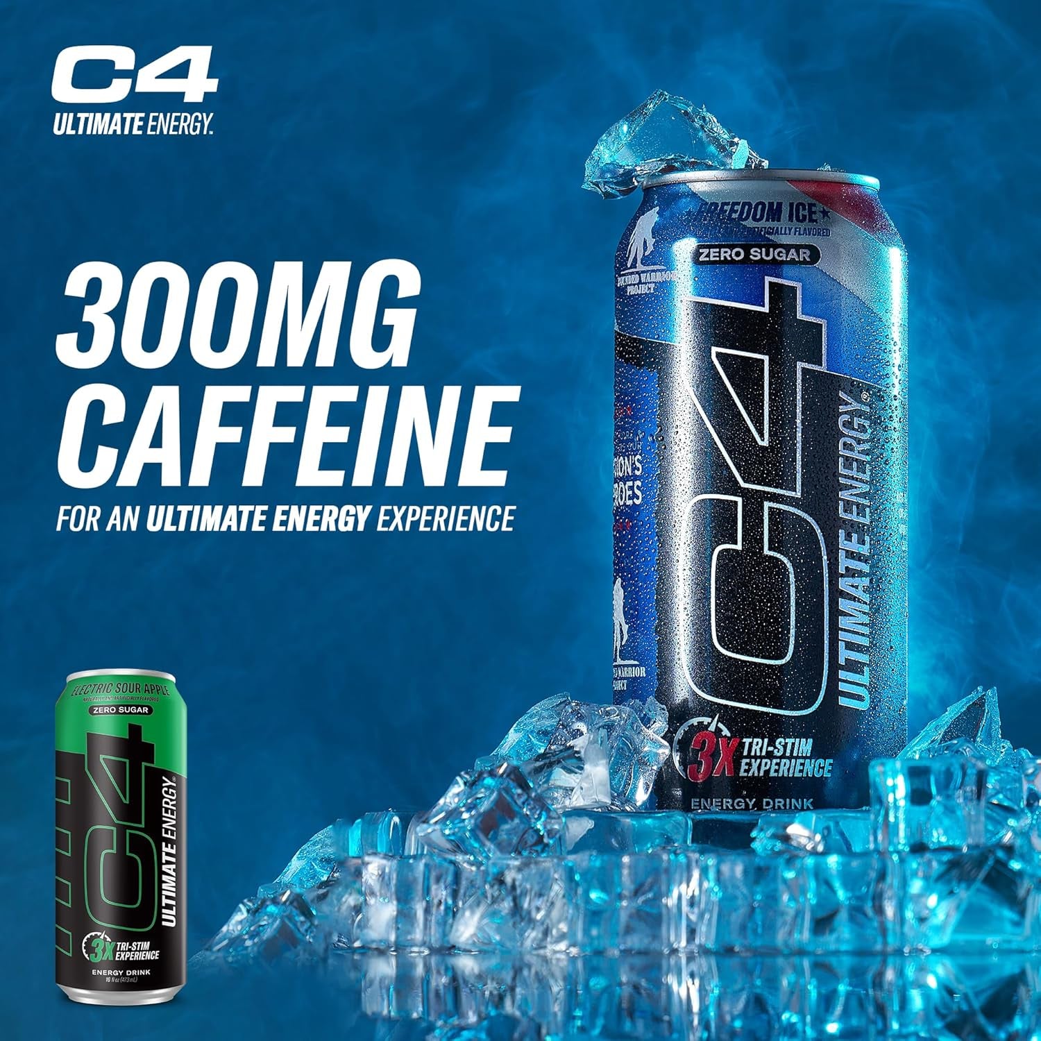 Cellucor C4 Ultimate X WWE | Pre Workout Sugar Free Energy Drink | Tri-Stim Expe