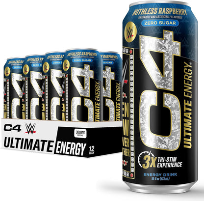 Cellucor C4 Ultimate X WWE | Pre Workout Sugar Free Energy Drink | Tri-Stim Expe