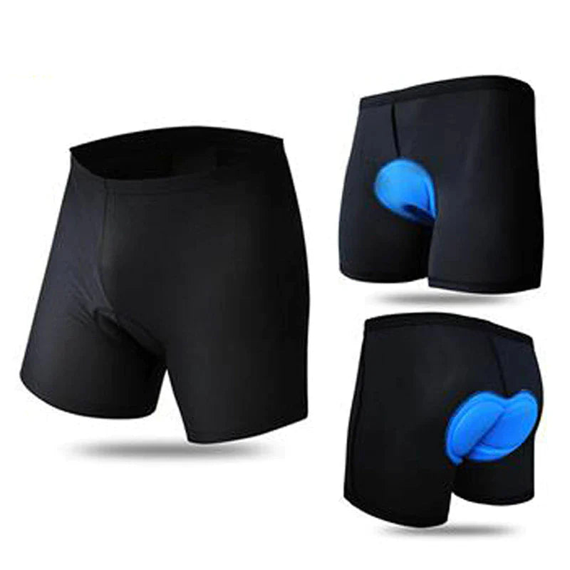 Men Women Cycling Shorts Bicycle Bike Underwear Pants with Sponge Gel 3D Padded