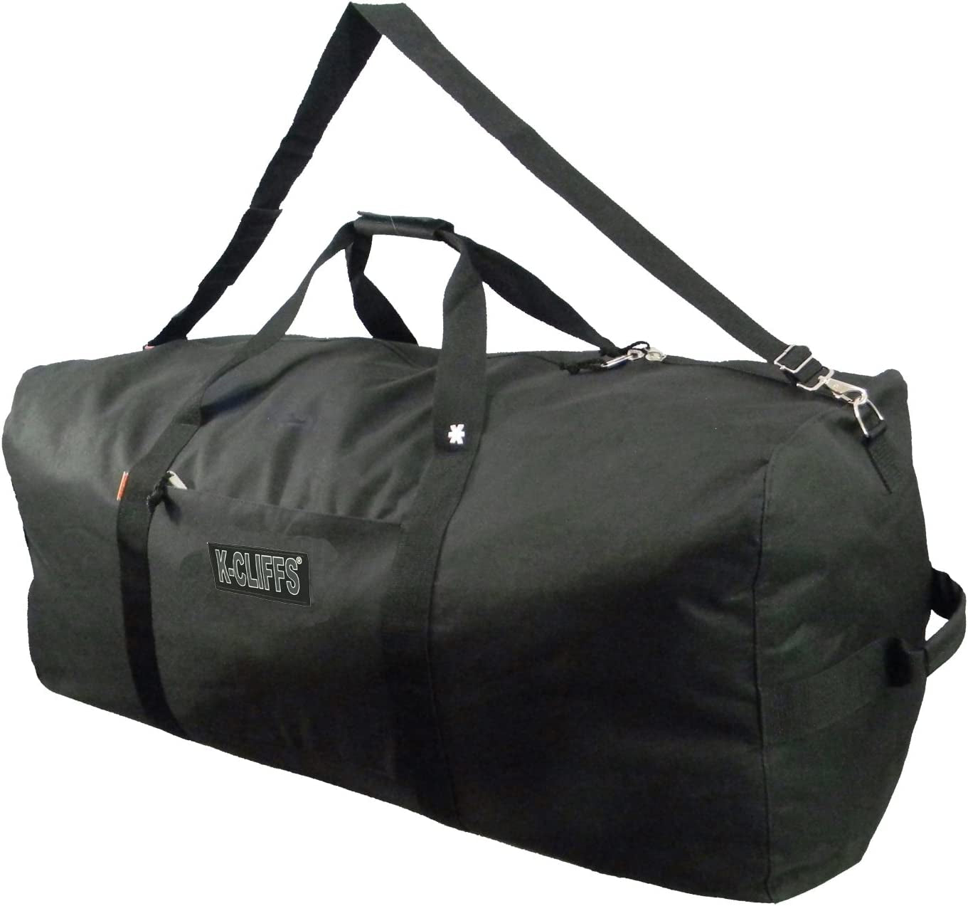 Heavy Duty Cargo Duffel Large Sport Gear Drum Set Equipment Hardware Travel Bag Rooftop Rack Bag (36" X 17" X 17", Black)