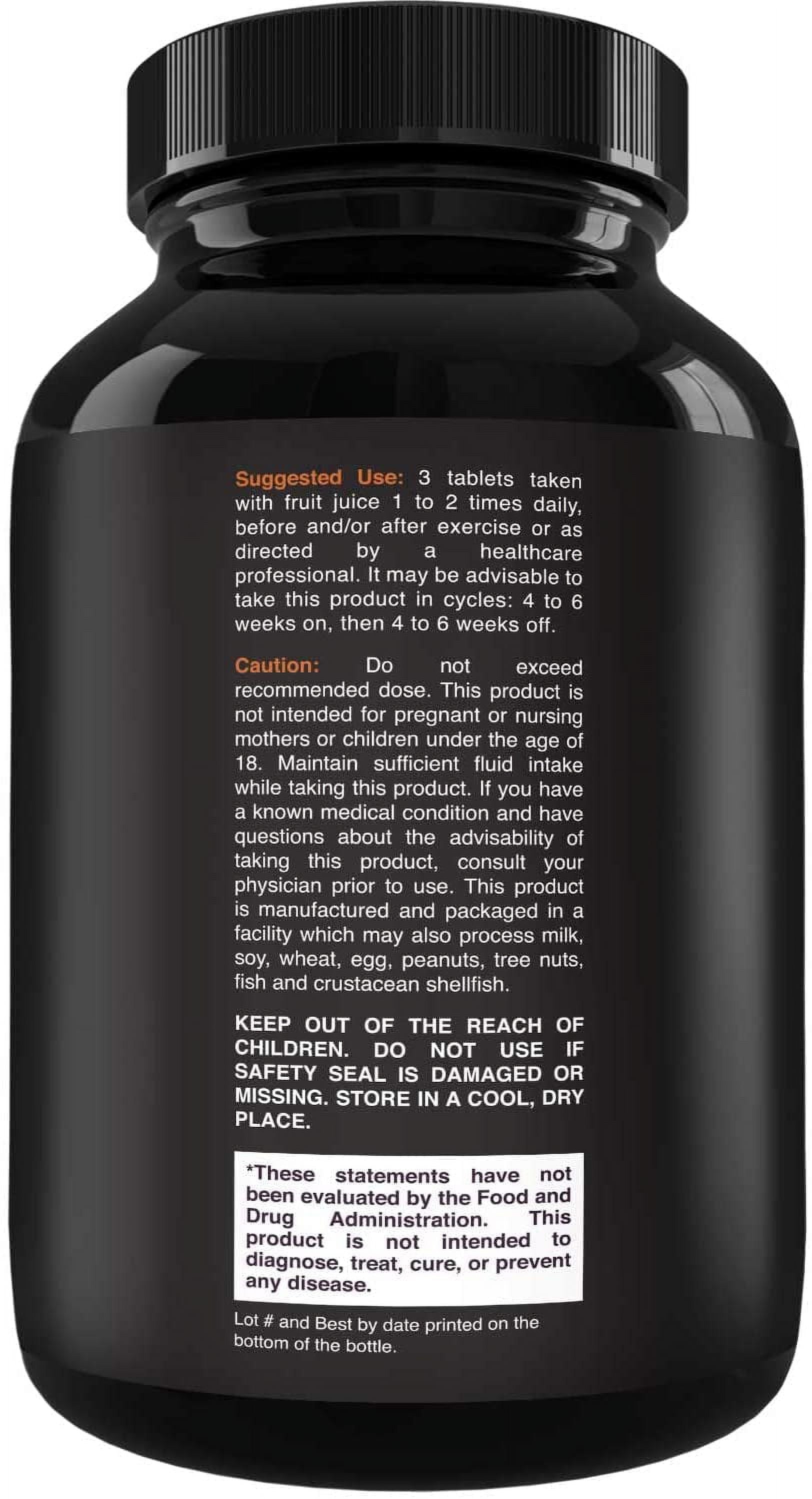 High Strength Tri Phase Creatine Pills - Muscle Mass Gainer and Muscle Recovery Creatine HCL Pyruvate and Creatine Monohydrate Pills - Optimal Muscle Builder Creatine Pre Workout for Women and Men