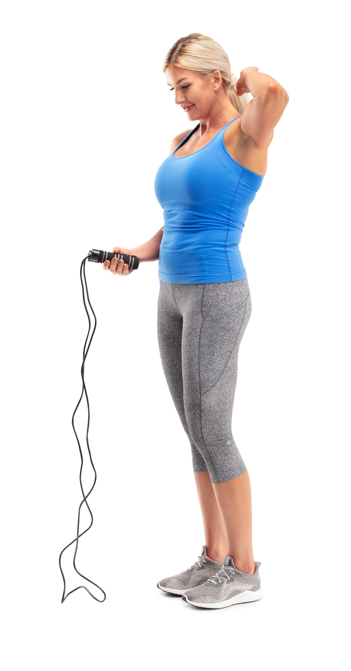 9-Foot Weighted Jump Rope with Adjustable Length