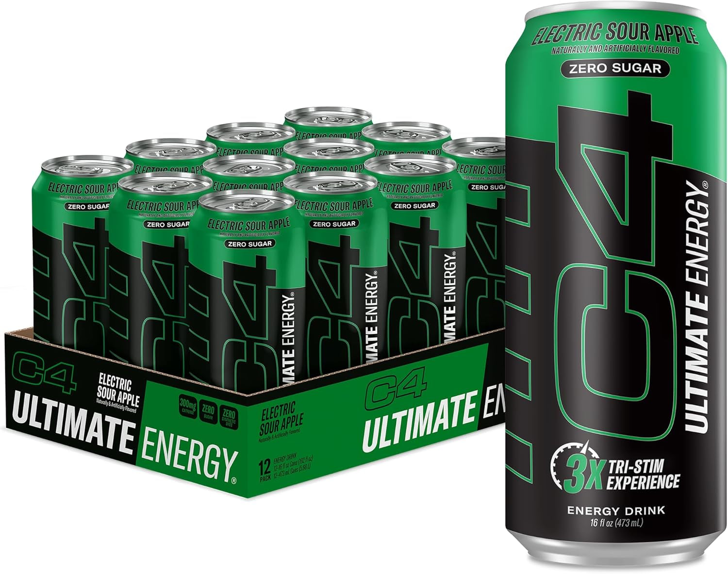 Cellucor C4 Ultimate X WWE | Pre Workout Sugar Free Energy Drink | Tri-Stim Expe