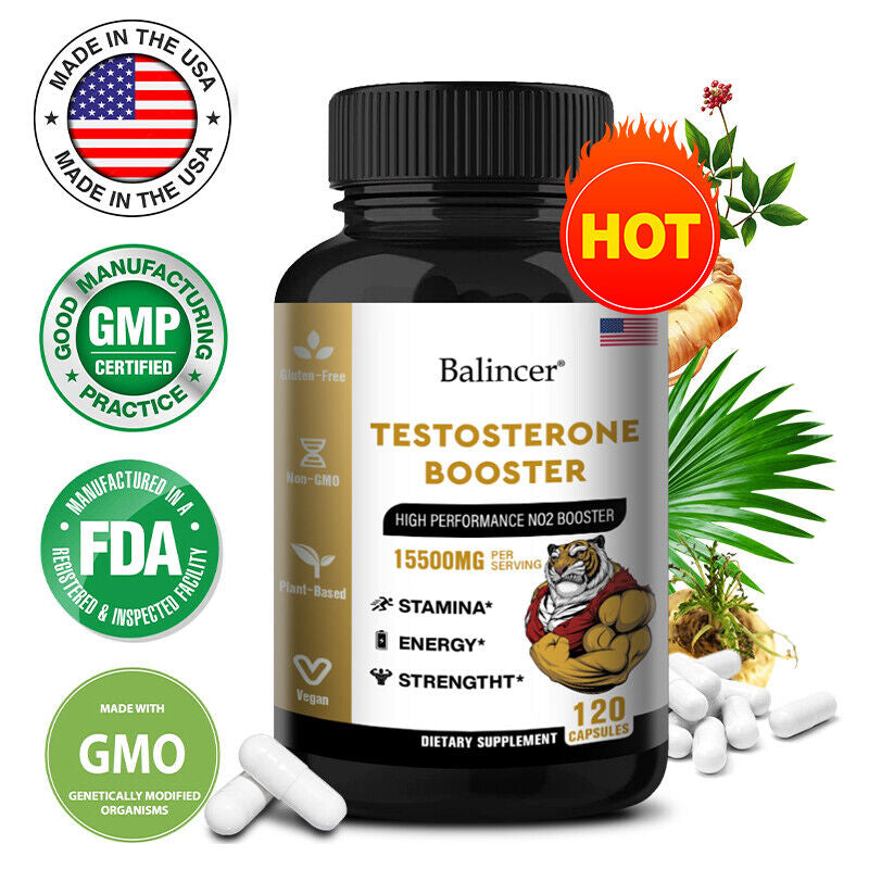 Balincer Testosteron Booster Increase Energy, Improve Muscle Strength & Growth