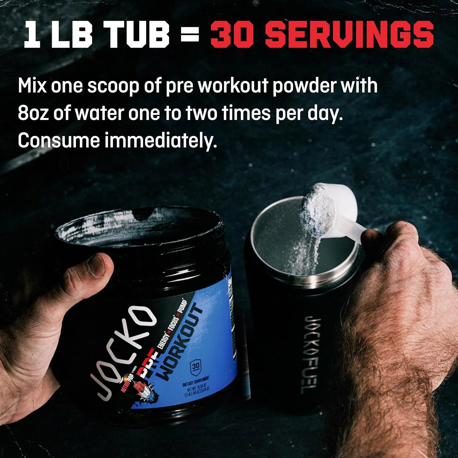 Ultimate Pre Workout Powder - Pre-Workout Energy Powder Drink (Nitro Pop)