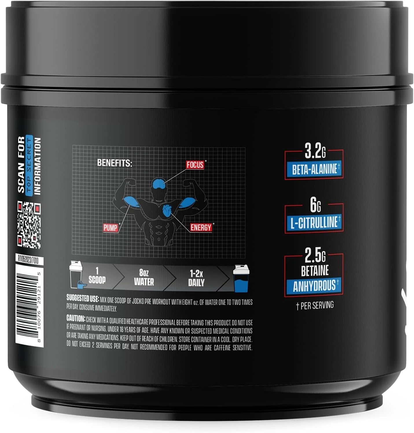 Ultimate Pre Workout Powder - Pre-Workout Energy Powder Drink (Nitro Pop)