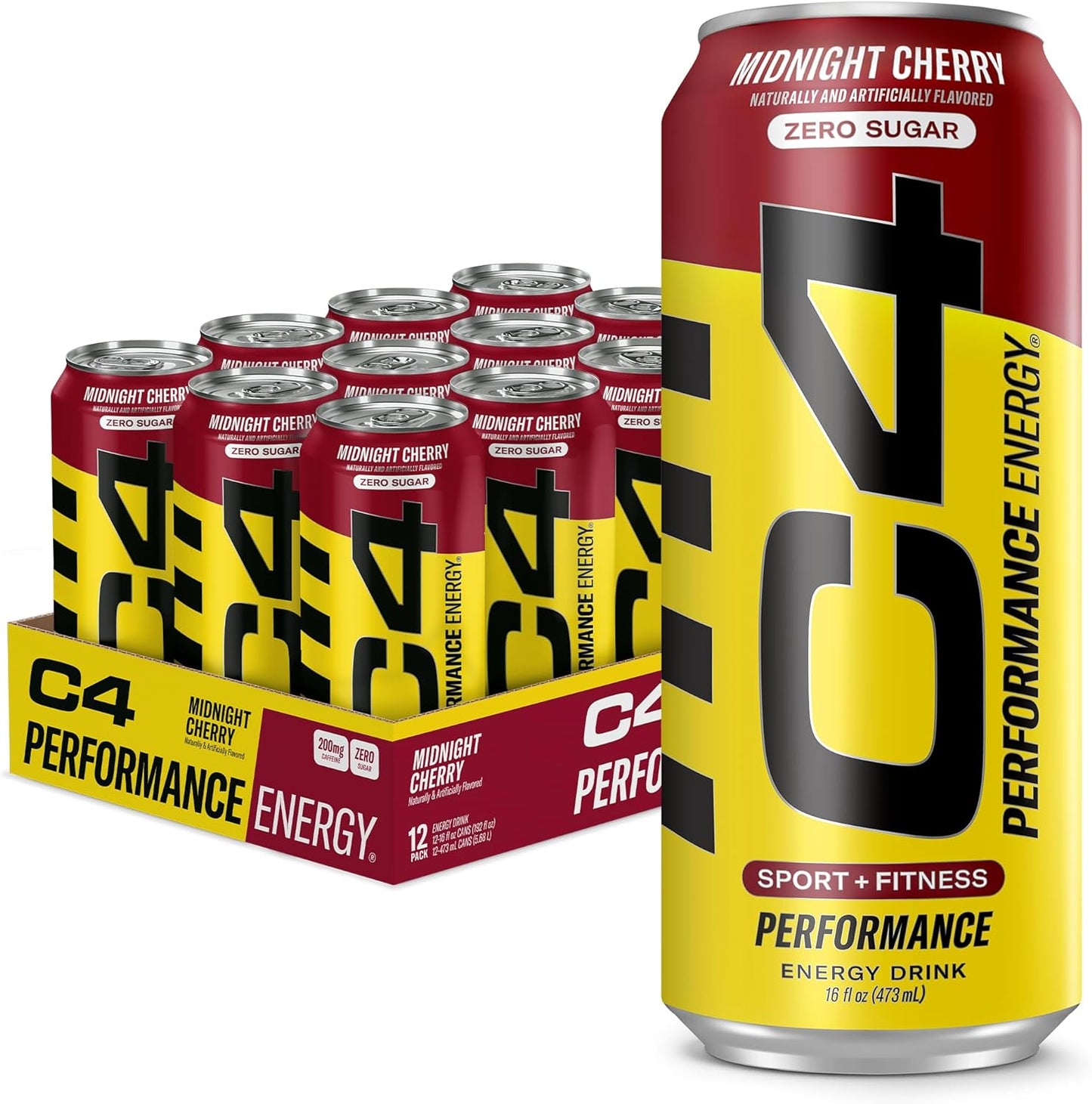 Cellucor C4 Energy Drink, Skittles, Carbonated Sugar Free Pre Workout Performanc